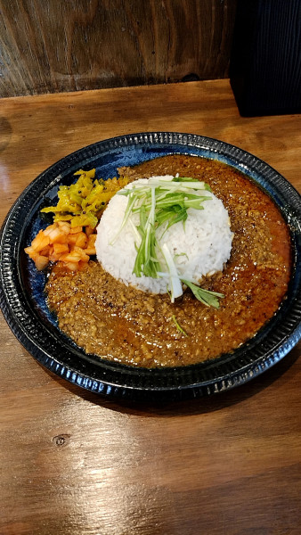 「カルダモン香る煮干しキーマカレー」@麦酒と咖喱処 とら戌。の写真