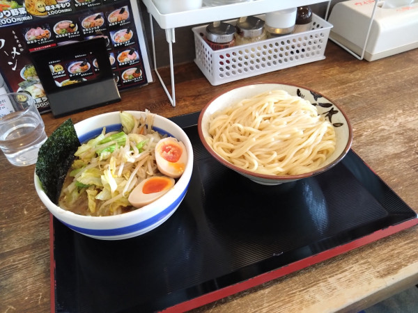 「もり野菜 1000円、煮玉子」@青森大勝軒 サンロード青森店の写真