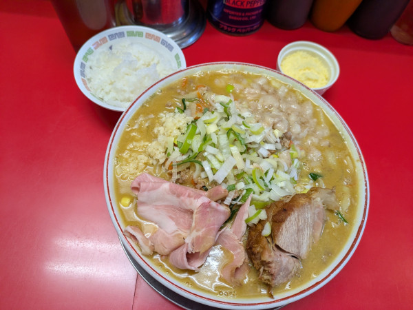 「【限定】ラーメンMISO yellow➕大盛➕大盛➕ライス」@ジャンプの写真