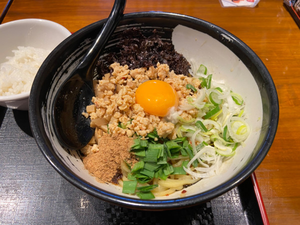 「ふじひろ台湾まぜそばおい飯付き(950円)」@麺屋 ふじひろ 茨城町店の写真