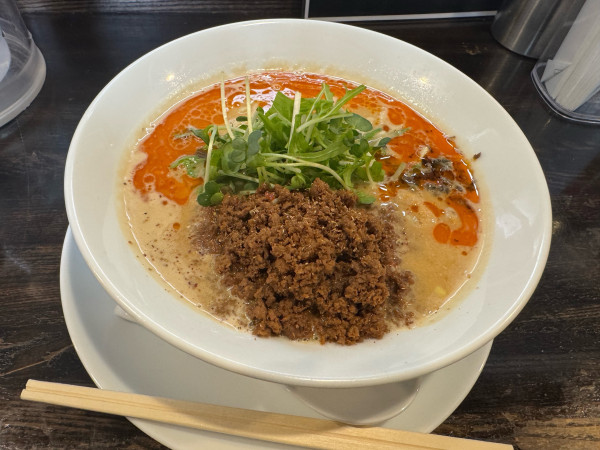 「白胡麻担々麺　１辛１痺」@四川担担麺 阿吽 浅草店の写真