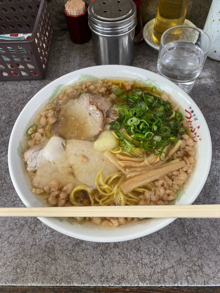 「中華そば大盛脂マシマシニンニクトッピング」@つたふじ 福山支店の写真