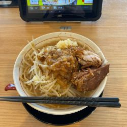 二郎系ラーメン小脂マシ