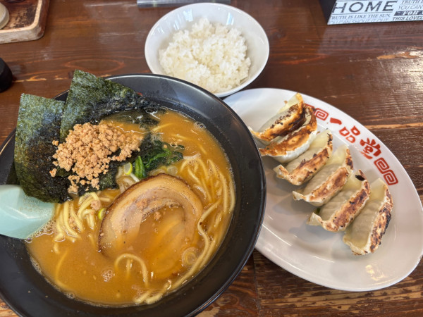 「味噌ラーメンセット　1070円」@らーめん一品堂の写真