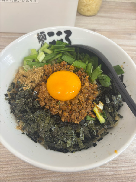 「台湾まぜそば(ネギ抜き)」@麺屋 こころ 八丁堀店の写真