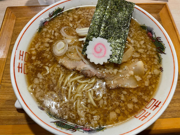 「こってり煮干し中華そば」@江戸前煮干中華そば きみはん 梅田店の写真