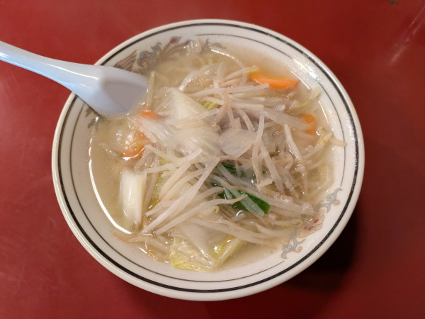 「タンメン：750円」@中華料理 日進の写真