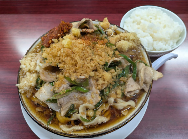 「肉めん   720円」@肉めん 肉めし すず気の写真