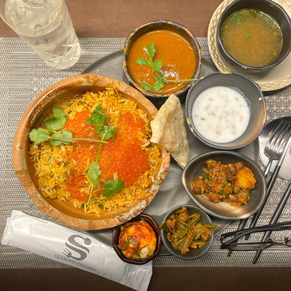 「〈Modern〉海鮮ビリヤニ」@SEABIRD COLONY 銀座本店の写真