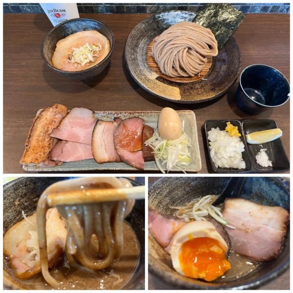 「汁並つけ麺中1250円 特製480円」@麺屋みつば＋クローバーの写真