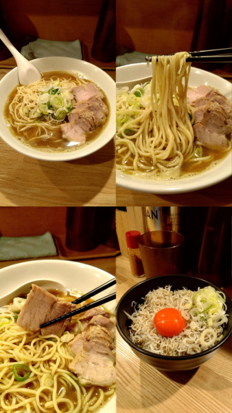 「『肉そば 中+九十九里産しらす丼(¥1000+400)』」@自家製麺 伊藤 神田店の写真