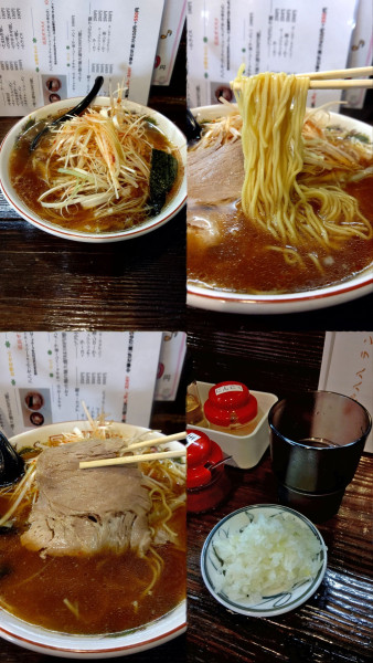 「『ネギチャーシューメン+大盛+たまねぎ増し』」@中華そば 麺や 八八の写真