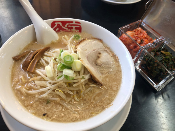 「ニラなんばんラーメン（こってり）」@宝介 一関店の写真
