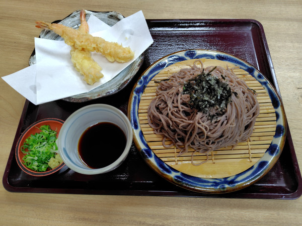 「天ざるそば1000円」@吾妻そばの写真