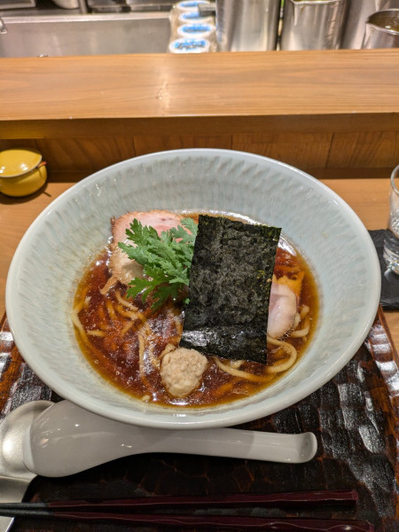 「醤油そば」@饗 くろ㐂の写真