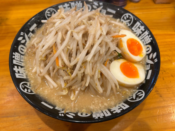 「味噌ラーメン・チャー無(830¥)」@味噌のジョー 坂東店の写真