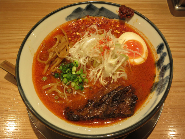 「柚子辛紅らーめん（1,440円）」@AFURI 辛紅 新宿サブナードの写真