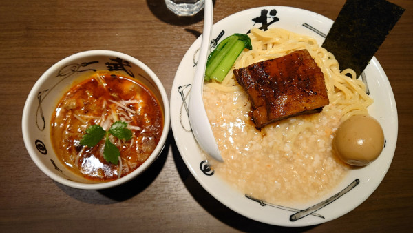 「海老餡かけ味噌武仁つけあつ（1,700円）」@麺屋武蔵 武仁の写真