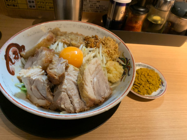 「ミニ豚汁なし」@ラーメン豚山 門前仲町店の写真
