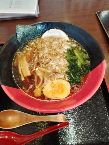 「八王子らーめん(800円)」@自然薯とそばの店 高尾の桜の写真