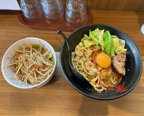 「狼煙 炒め野菜 1,280円。」」@辛麺真空 相模大野店の写真