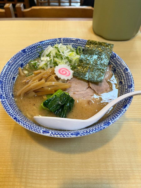 「濃厚中華そば大盛(900円)」@かみの屋の写真