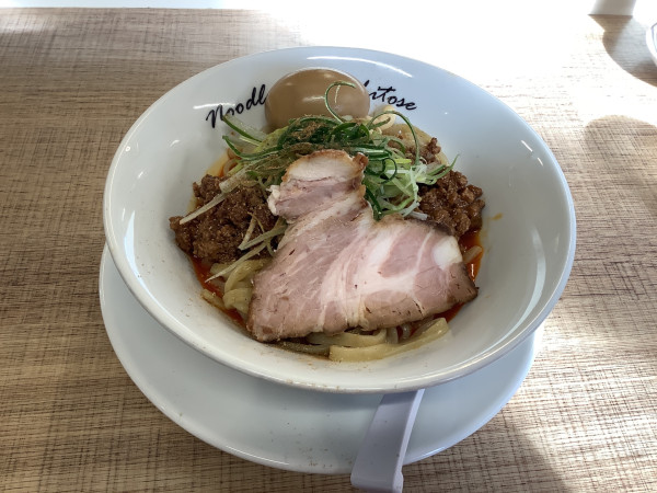 「汁なし担坦麺煮卵　1200円」@麺庵ちとせの写真