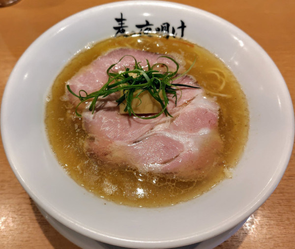 「帆立と山椒の中華そば 1000円」@麦の夜明けの写真