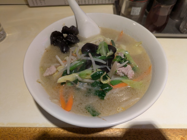 「湯麺(タンメン)：750円」@北京飯店の写真