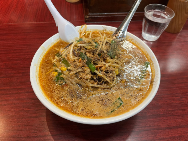 「【限定】ガツンとスタミナ味噌ソバ 920円」@鶏こく中華 すず喜の写真