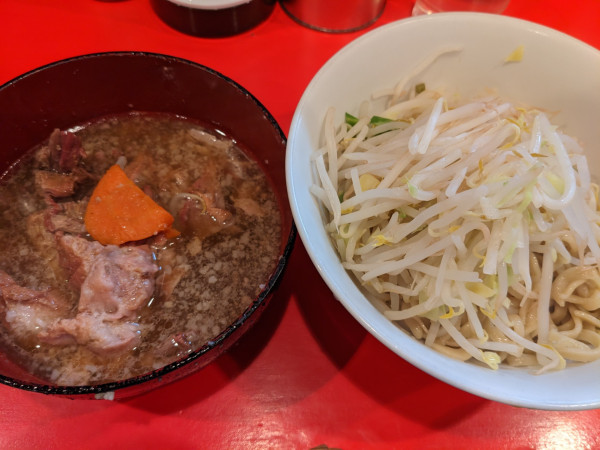 「小つけ麺（少なめ)」@ラーメン二郎 府中店の写真
