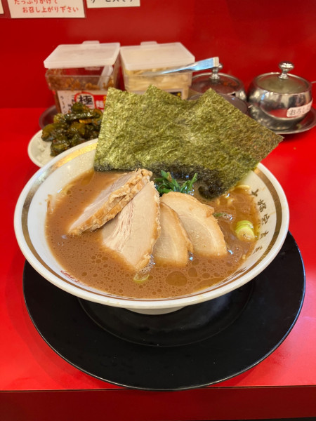 「煮豚チャーシュー麺　ライス✖️3」@大輝家直系 麺屋 旭の写真