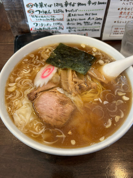 「ワンタン麺」@弘前軒の写真