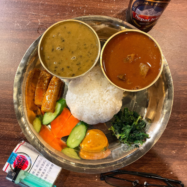 「ダルバートセット（マトン）」@KOSHELI Asian Dining Barの写真