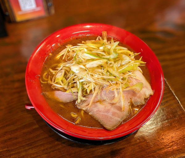 「辛ネギ味噌󠄀ラーメン」@熟成味噌ラーメン専門店 ミソウソツカナイ 長良店の写真
