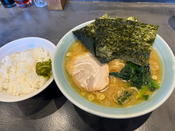 「ラーメン　ライス」@一乃利の写真