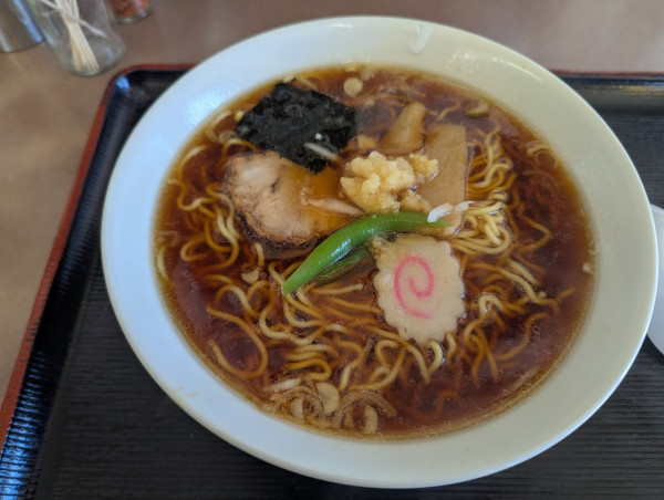 「にんにくラーメン660円」@三ツ木屋食堂の写真