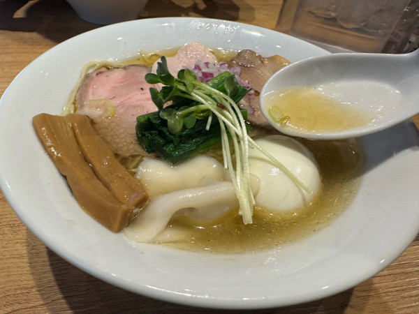 「特製塩蕎麦1250円」@中華蕎麦 ごとうの写真