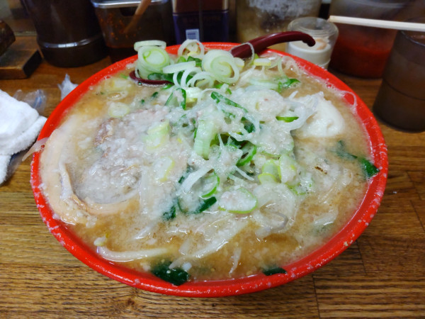 「みそらーめん ＋味付玉子」@らーめん弁慶 門前仲町店の写真