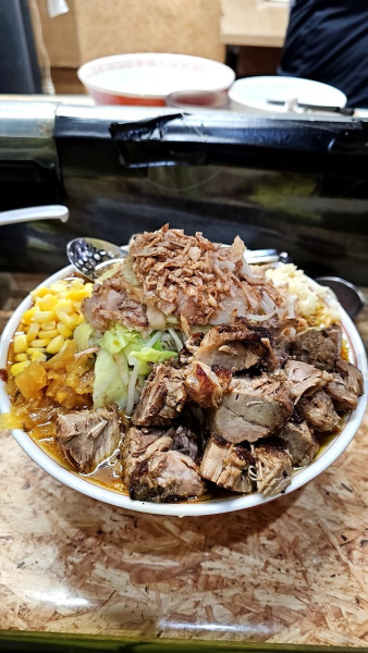 「【限定】味噌インドらーめん大盛りコロチャー追加」@自家製麺 まさき（非乳化） 2号店の写真