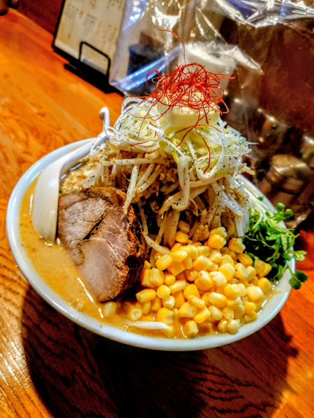 「清湯コーンバター味噌」@麺屋 鶏口の写真