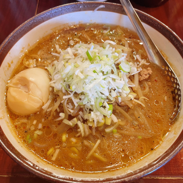 「札幌みそラーメン 980円 わけあり味玉 30円」@横浜らーめん 田村家 足利店の写真