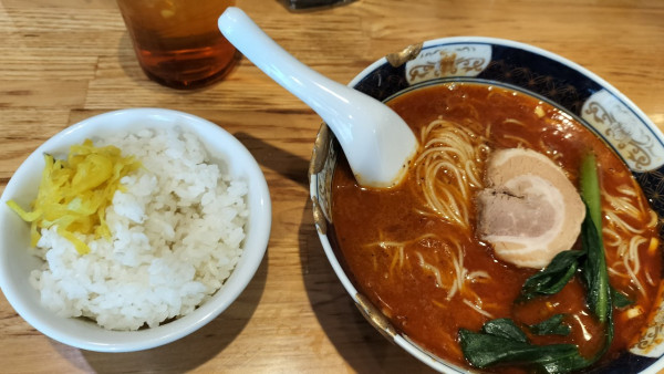 「担担麺大辛(900円)」@支那麺 はしご 赤坂店の写真