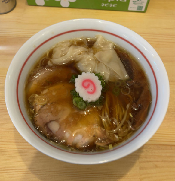 「醤油+ワンタン（1300円）」@金木犀の写真