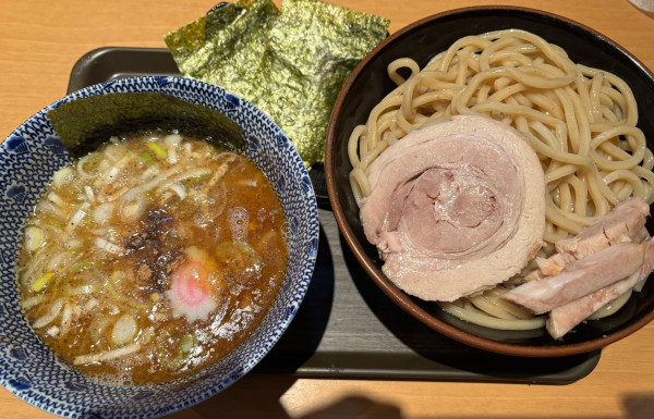 「つけ半チャーシュー　中盛　+   海苔」@くり山の写真