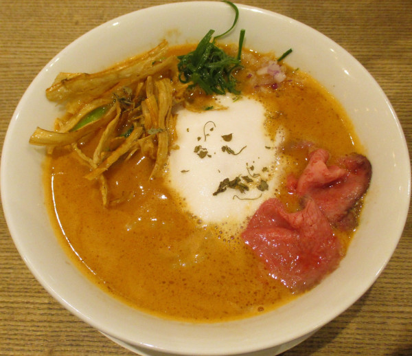 「甘海老のビスクらぁめん　1350円」@MENSHO SAN FRANCISCOの写真