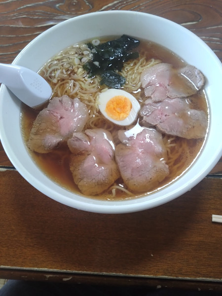 「チャーシューメン　大盛り」@中華料理 三区の写真