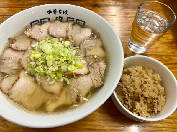 「肉そば＋肉めし」@中華そば 馥の写真