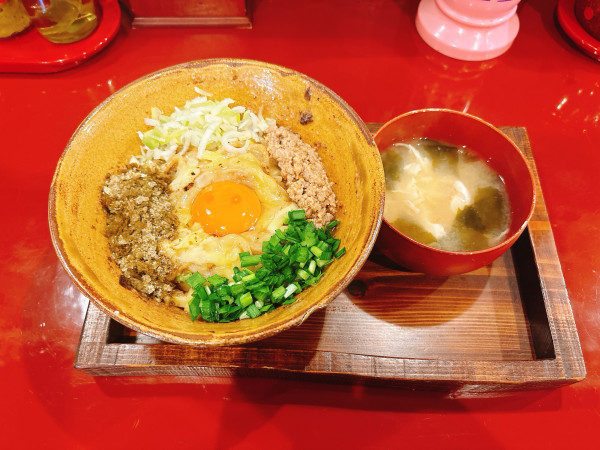 「まぜ麺焦がしチーズ」@まぜ麺マホロバの写真