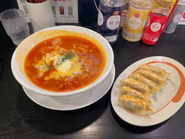 「トマト＆カレーらーめん」@幸楽苑 みずほ台店の写真